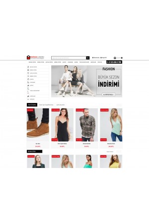 Opencart 3.x Ayakkabı Çanta Moda Teması 23409